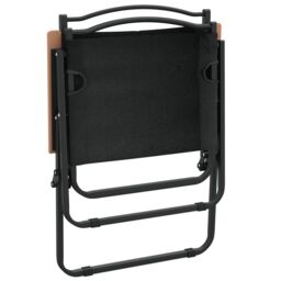 Berkfield Home Camping Chairs 2 pcs Black 54x55x78 cm Oxford Fabric - Size: 54 x 55 x 78 cm - thumbnail 6