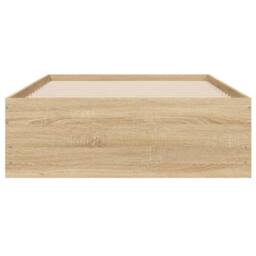 Berkfield Home Bed Frame with Drawers without Mattress Sonoma Oak 90x190 cm Single in Light Tan - thumbnail 6