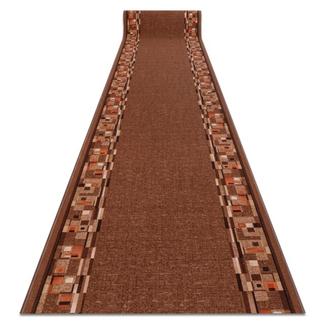 RugsX Anti-Slip Bombay Runner in Brown - Size: 67 cm x 510 cm - image 1