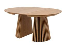 Vente-unique 4 - 8 Seater Extendable Dinning Table - Oak Veneer - Light Natural in Light Oak - thumbnail 9