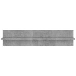 Berkfield Home Wall Shelf 2 pcs Concrete Grey 80x11.5x18 cm Engineered Wood - thumbnail 4