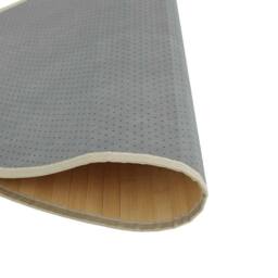 Berkfield Home Rug Round Light Natural60 cm Bamboo in Beige - Size: Medium - thumbnail 5