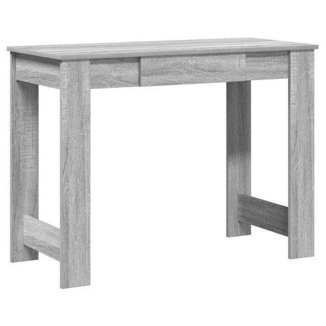 Berkfield Home Desk Grey Sonoma 100x45x75 cm Engineered Wood - Size: 100 x 45 x 75 cm - image 1