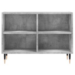 Berkfield Home TV Cabinet Concrete Grey 69.5x30x50 cm Engineered Wood - thumbnail 4