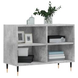 Berkfield Home TV Cabinet Concrete Grey 69.5x30x50 cm Engineered Wood - thumbnail 3