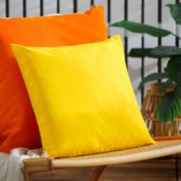 Furn Plain Vibrant Water & UV Resistant Outdoor Cushion in Yellow - thumbnail 1