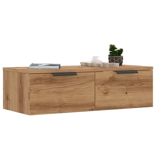 Berkfield Home Wall Cabinet Old Wood 68x30x20 cm Engineered Wood in Brown - Size: 68 x 30 x 20 cm - image 1