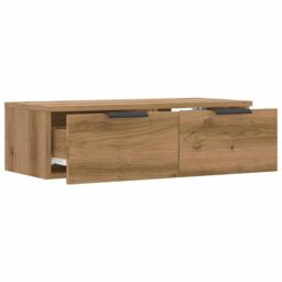 Berkfield Home Wall Cabinet Old Wood 68x30x20 cm Engineered Wood in Brown - Size: 68 x 30 x 20 cm - thumbnail 5