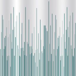Showerdrape City White & Navy Shower Curtain in Teal - thumbnail 3