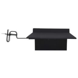 Berkfield Home Outdoor Solar Lamps 12 pcs LED Square 12 cm Black - thumbnail 4