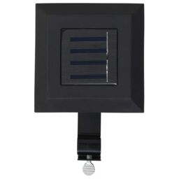 Berkfield Home Outdoor Solar Lamps 12 pcs LED Square 12 cm Black - thumbnail 5