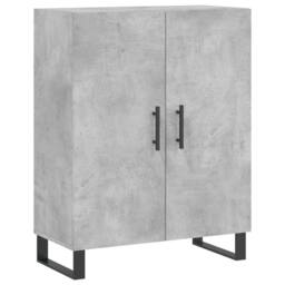 Berkfield Home Highboard Concrete Grey 69.5x34x180 cm Engineered Wood - thumbnail 7