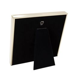 Happy Homewares Shiny Gold Mr & Mrs Square Frame with Diamante Rings - thumbnail 4