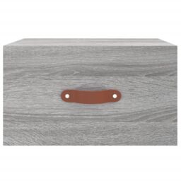 Berkfield Home Wall-mounted Bedside Cabinet Grey Sonoma 35x35x20 cm - Size: 35 x 35 x 20 cm - thumbnail 5