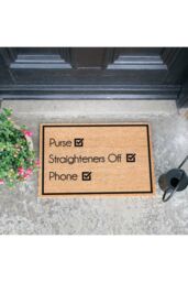 Artsy Mats Purse Straighteners Phone Doormat in Black - Size: 40 cm x 60 cm - thumbnail 2