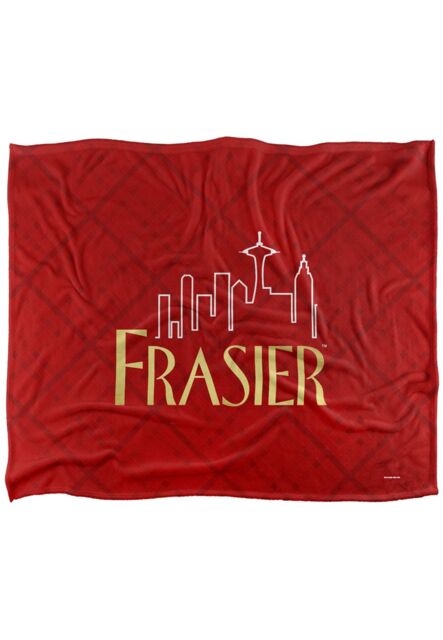 ViacomCBS/Nickelodeon Frasier Logo Silky Touch Super Soft Throw Blanket 152 X 127 cm in White - image 1