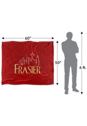 ViacomCBS/Nickelodeon Frasier Logo Silky Touch Super Soft Throw Blanket 152 X 127 cm in White - thumbnail 5