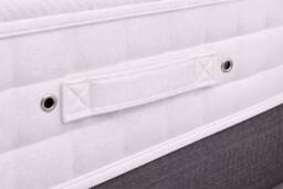 Nexus Mattresses Ltd Silk 1000 Memory Foam Pocket Spring Mattress in White - Size: Super King - thumbnail 6