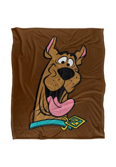 Warner Brothers Scooby Doo Officially Licensed Silky Touch Super Soft Throw Blanket 152 x 127 cm in White - image 1