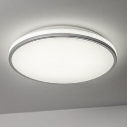 CGC Lighting Tula Grey Trim LED Surface Mount Ceiling Light Bulkhead IP44 White Opal 4000k - thumbnail 2