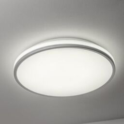 CGC Lighting Tula Grey Trim LED Surface Mount Ceiling Light Bulkhead IP44 White Opal 4000k - thumbnail 4
