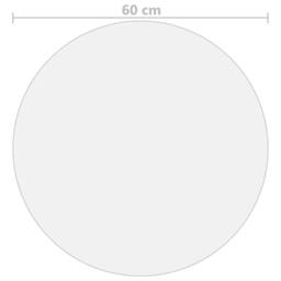 Berkfield Home Table Protector Matt √ò 60 cm 2 mm PVC - thumbnail 5