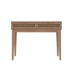 Lemon Pavilion Furniture Bordeaux Dressing Table - MDF - L32.1 x W110.2 x H84.8 cm - Oak in Brown - Size: 1 Pack