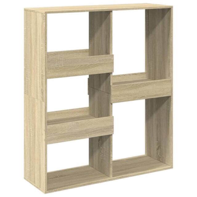 Berkfield Home Room Divider Sonoma Oak 100x33x115 cm Engineered Wood in Light Tan - Size: 100 x 33 x 115 cm - image 1