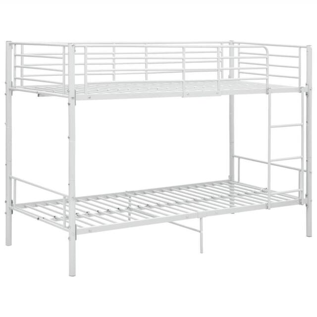 Berkfield Home Bunk Bed White Metal 90x200 cm - image 1