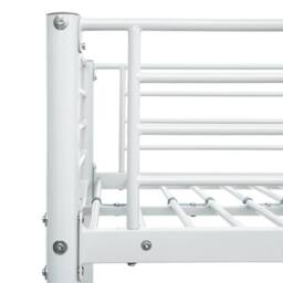 Berkfield Home Bunk Bed White Metal 90x200 cm - thumbnail 5