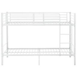 Berkfield Home Bunk Bed White Metal 90x200 cm - thumbnail 3