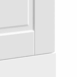 Berkfield Home Dishwasher Panel Porto White 45x1, 5x67 cm Engineered Wood - thumbnail 7