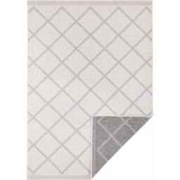 THE RUGS Corsica Reversible Indoor Outdoor Rug Flatweave Polypropylene in Cream - Size: 120 cm x 170 cm