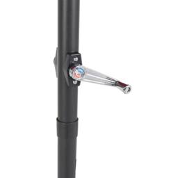 Berkfield Home Durable Garden Parasol with Steel Pole Blue 288x288x225 cm - Size: 288 x 288 x 225 cm - thumbnail 8