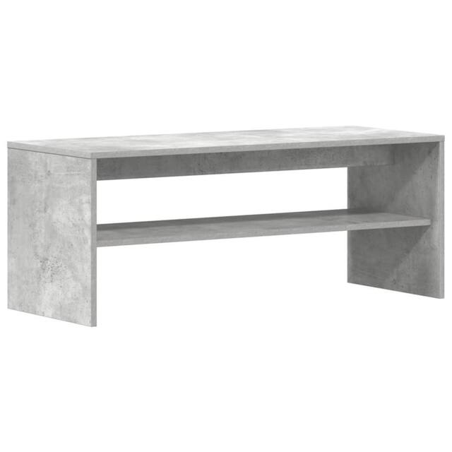 Berkfield Home TV Cabinet Concrete Grey 100x40x40 cm Engineered Wood - Size: 100 x 40 x 40 cm - image 1