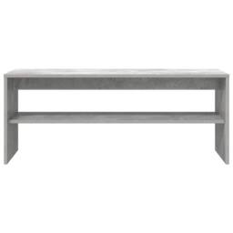 Berkfield Home TV Cabinet Concrete Grey 100x40x40 cm Engineered Wood - Size: 100 x 40 x 40 cm - thumbnail 5