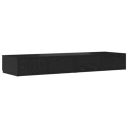 Berkfield Home Bed Drawers Black 120x36.5x16.5 cm Engineered Wood - thumbnail 8