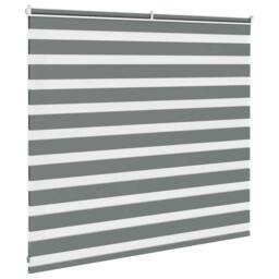 Berkfield Home Elegant Zebra Blind Dark Grey 160x100 cm Fabric Width 155.9 cm Po - thumbnail 4