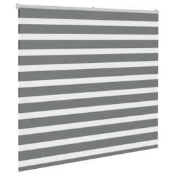 Berkfield Home Elegant Zebra Blind Dark Grey 160x100 cm Fabric Width 155.9 cm Po - thumbnail 1
