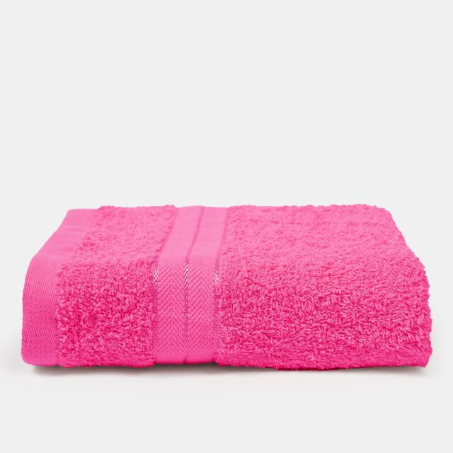 OHS Luxury Hand Towel 100% Cotton Bathroom in Pink - image 1