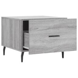 Berkfield Home Coffee Tables 2 pcs Grey Sonoma 50x50x40 cm Engineered Wood - Size: 50 x 50 x 40 cm - thumbnail 7