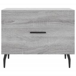 Berkfield Home Coffee Tables 2 pcs Grey Sonoma 50x50x40 cm Engineered Wood - Size: 50 x 50 x 40 cm - thumbnail 6