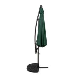 Monstershop Cantilever Parasol 3m With Half Fan Base - Green - thumbnail 2