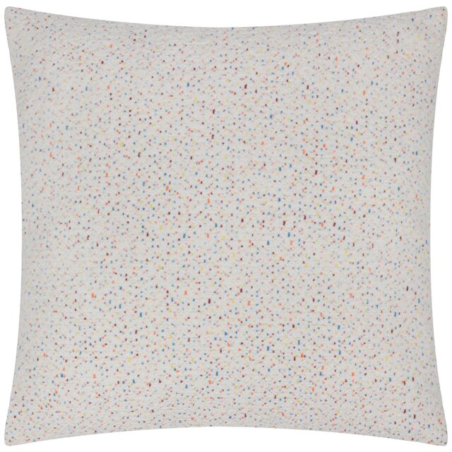 Furn Hali Boucle Textured Polyester Filled Cushion in White - Size: 45 cm x 45 cm - image 1