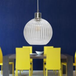 First Choice Lighting Carss - Polished Chrome Ceiling Pendant Flex Suspension Kit for Shades in Silver - thumbnail 4