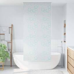 Berkfield Home Shower Roller Blind 80x240 cm Bubble in White - thumbnail 2