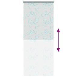 Berkfield Home Shower Roller Blind 80x240 cm Bubble in White - thumbnail 5