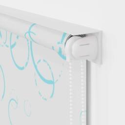 Berkfield Home Shower Roller Blind 80x240 cm Bubble in White - thumbnail 7