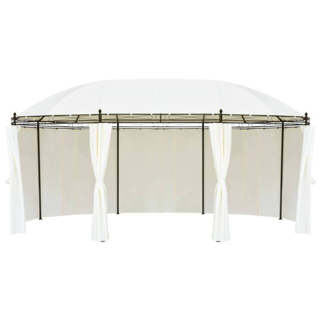 Berkfield Home Gazebo Cream White 530x350x265 cm in Beige - Size: 530 x 350 x 265 cm - image 1