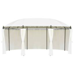Berkfield Home Gazebo Cream White 530x350x265 cm in Beige - Size: 530 x 350 x 265 cm - thumbnail 1
